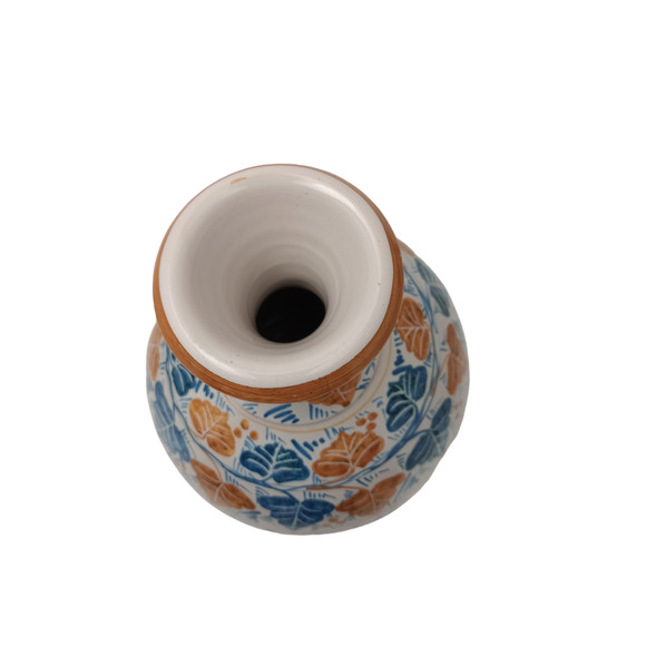 Peasant Village Italian Pottery 10" Vase # 73199 - Picture 6 of 6